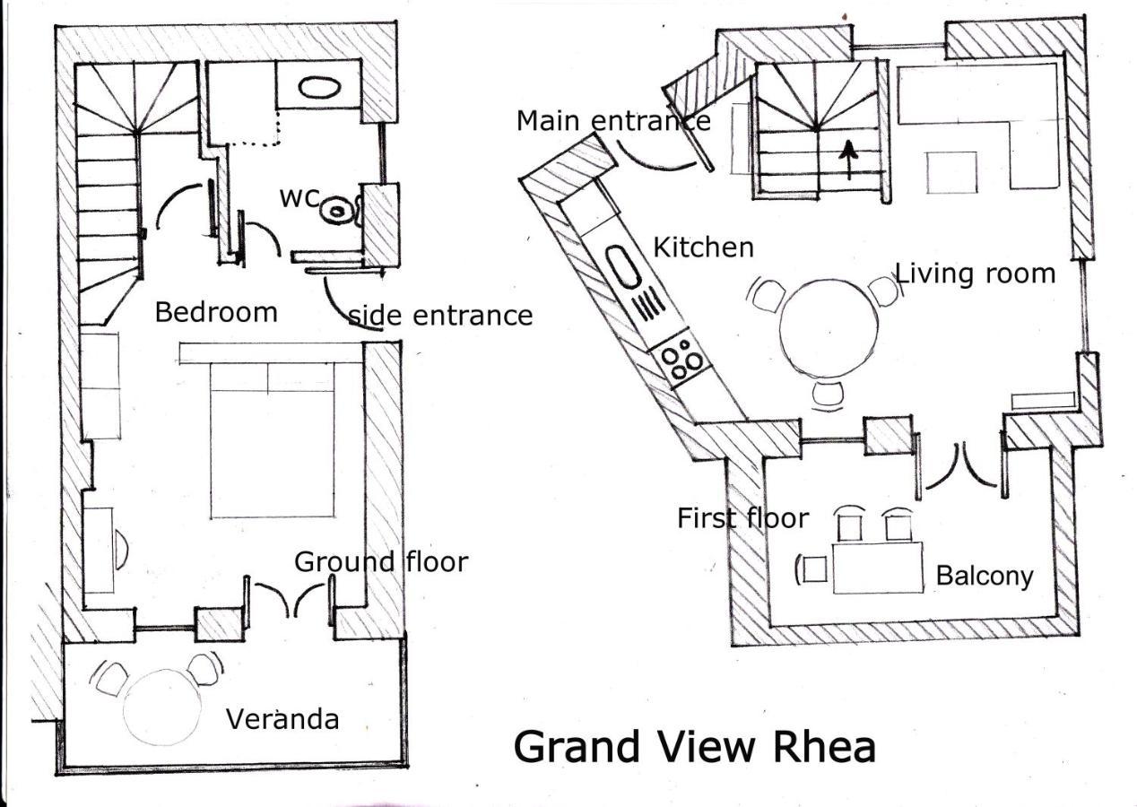 Villa Grand View Rhea à Mithimna Extérieur photo